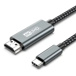 4K USB - C to HDMI Cable Adapter - 2m (Black)