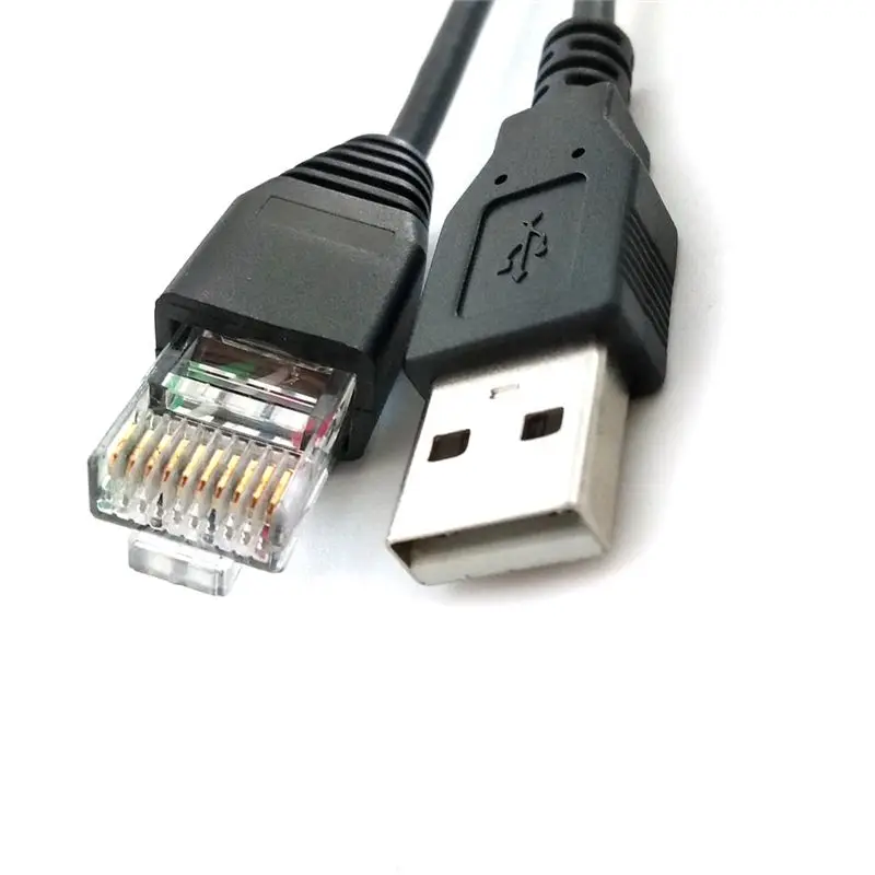[핫세일] APC 스마트 UPS 940-0127B 940-127C 940-0127E용 USB-RJ50 콘솔 케이블 AP9827(몰드형 스트레인 릴리프 부트 포함),5M