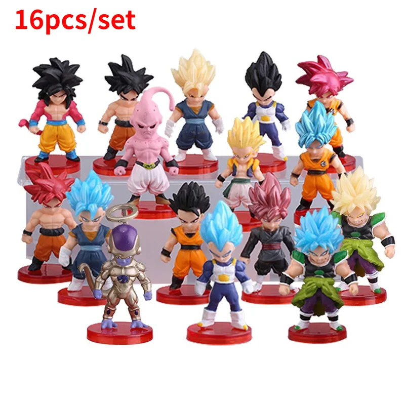 Dragon Ball Z Anime Action Figure Set, Super Saiyajin, Goku Filho, Gohan,  Vegeta, Broly, Piccolo, Majin Buu, Model Toy Gifts - AliExpress