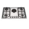 Advanced Technology Combi Stove Made in China 4 Gas 1 Electric 5 Burners Kitchen Electric Gas Hob Cooker Gas Stove Cooktops 1