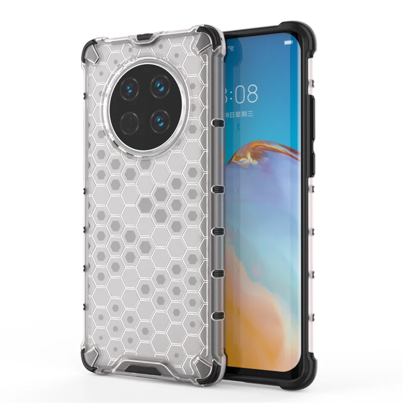 Rugged Shockproof Armor Phone Case with Clear Protective Back Cover