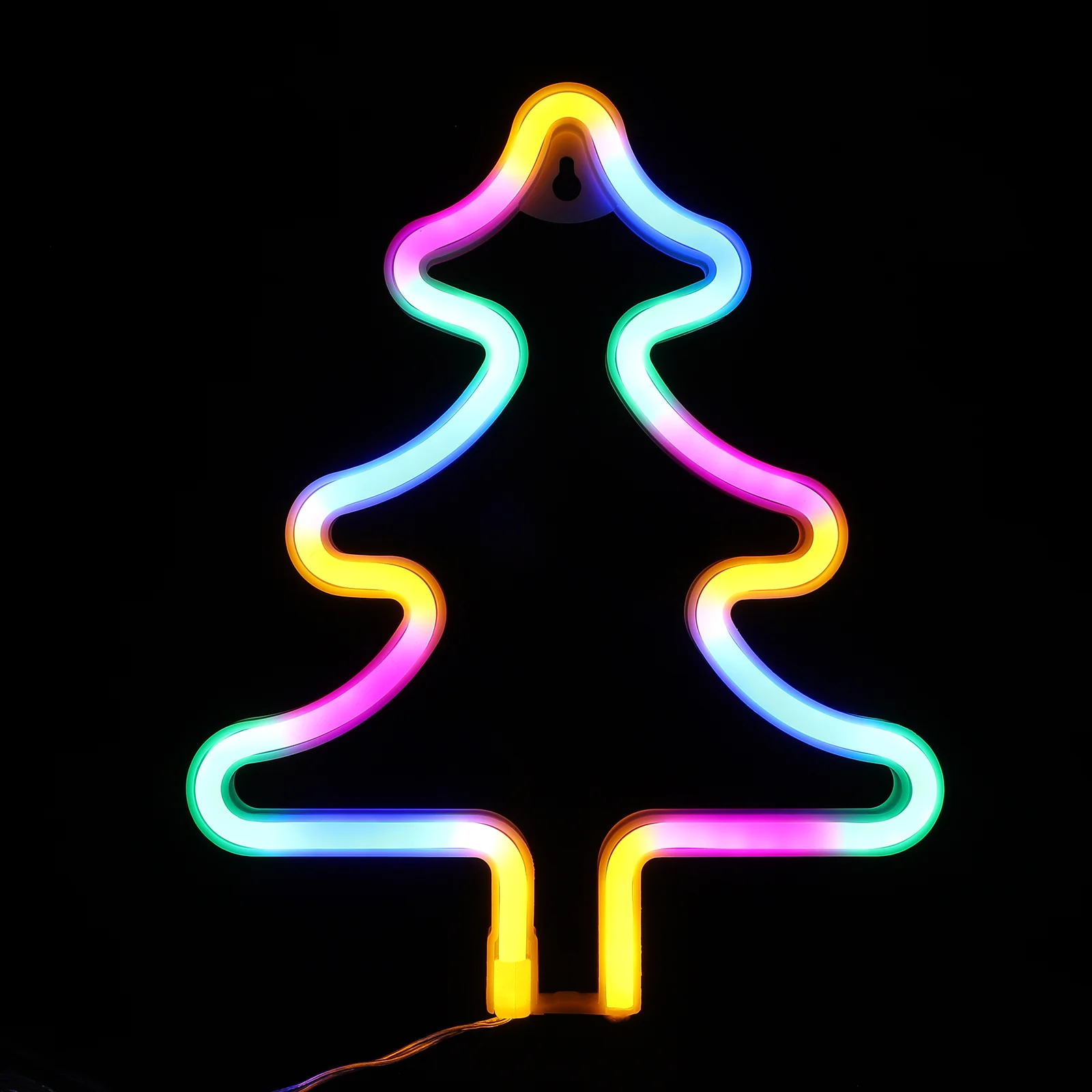

Christmas Tree Neon Light Santa Lamp LED Creative Desk Top Decor Decorative Festival Table Night Bedroom Decoration