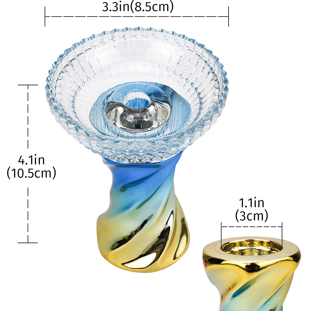 Hookah Bowl Crystal Hookah Bowl Phunnel Shisha Narguile Accessories