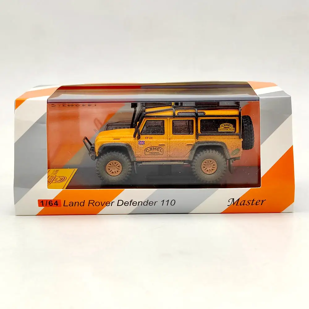 1/64 Master Land Rover Defender 110 Diecast Toys Models Car New Camel Cup Gifts 