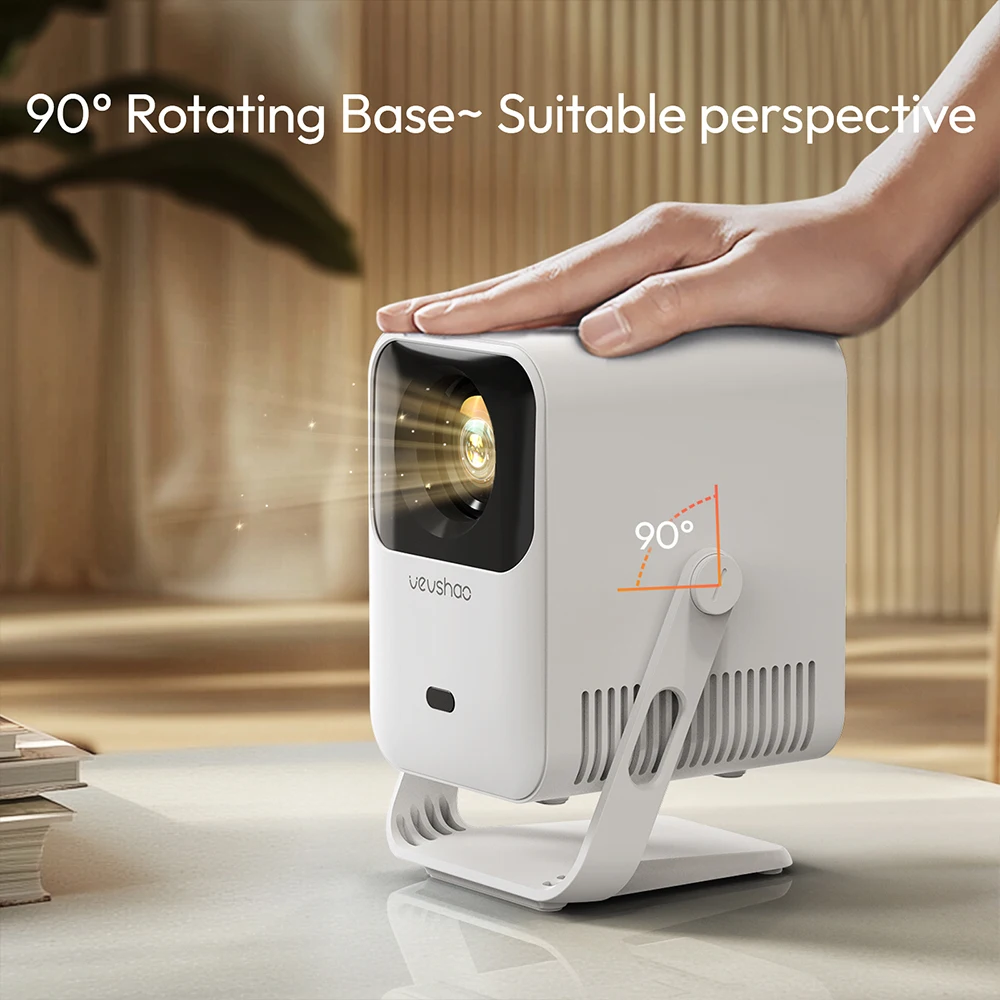 VEVSHAO A15 Auto Focus Android13 4K Projector مع W...