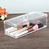 Rectangle Home Clear Storage Transparent Display Organize Cosmetic Makeup Make Up Cotton Swab Acrylic Box 1
