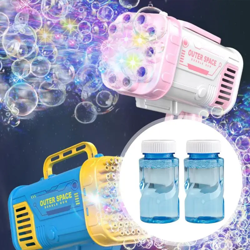 2pcs50mlConcentrateBubblesLiquidSoapWaterBubbleGunsAccessories