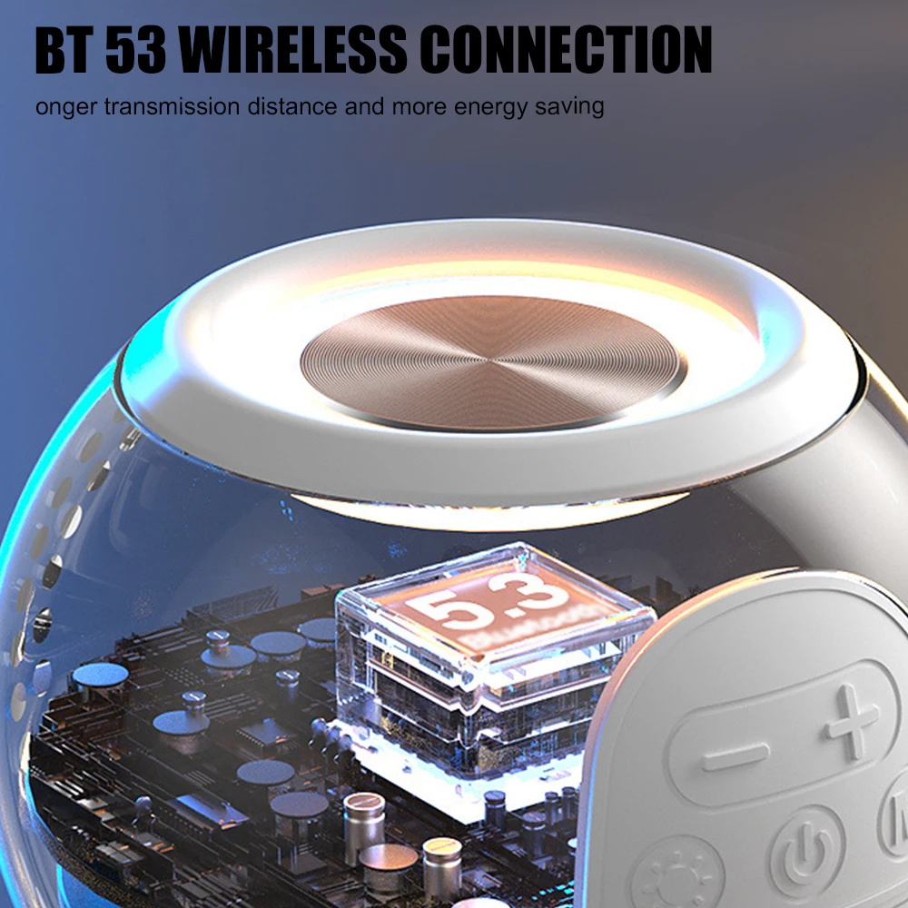 Mini Wireless Caixa De Som Bluetooth 5.3 Bass Speaker Outdoor Portable Subwoofer Soundbar Support TF Card Music Audio Player