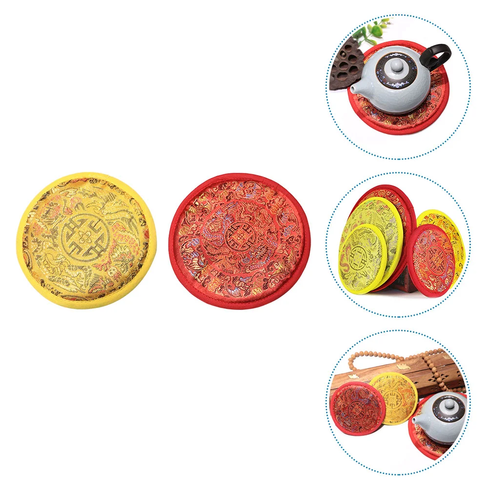 

Тканевый коврик ручной работы из Непала, 2 шт., подушка в виде чаши Будды со звуком, алмазная подушка в виде колокольчика