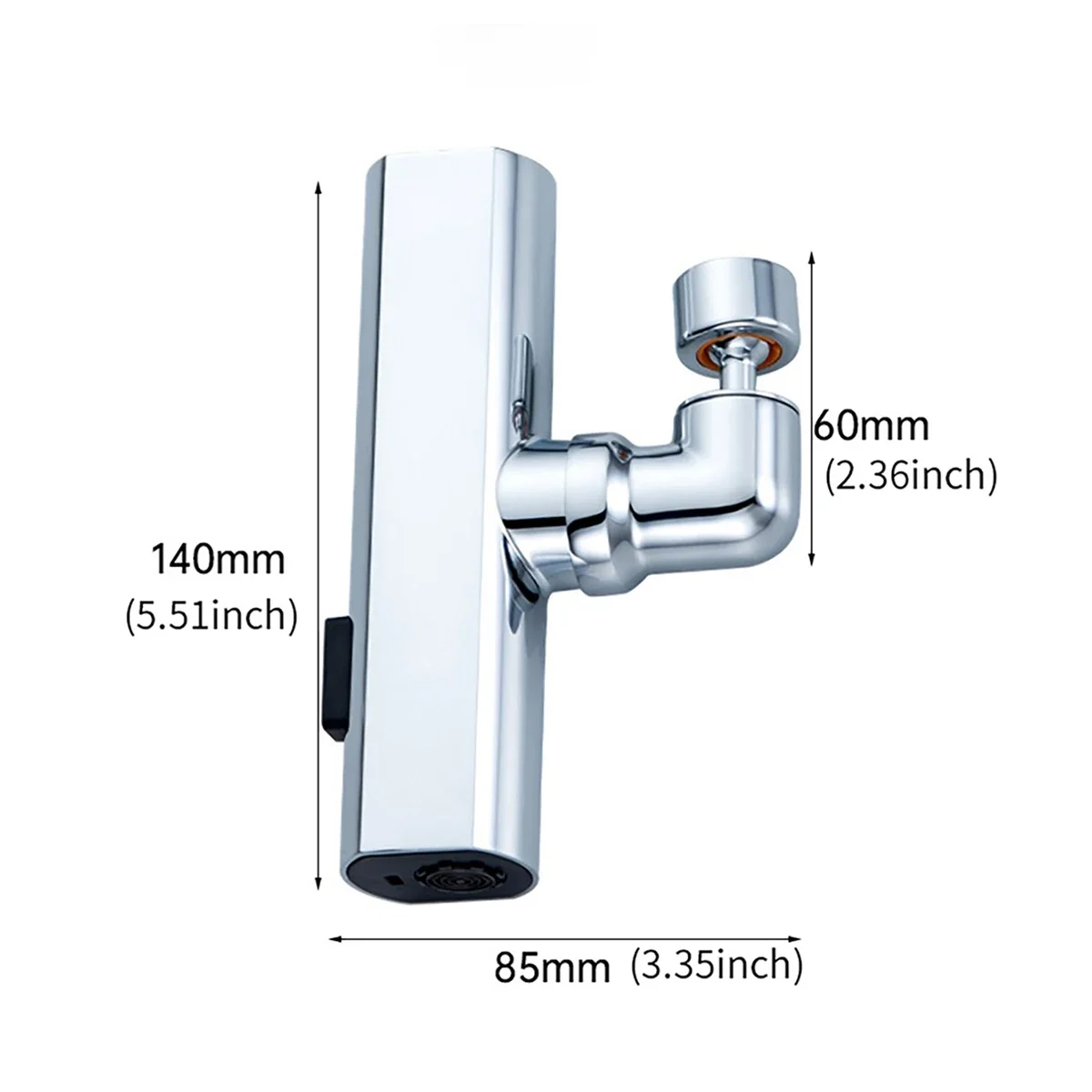 New Kitchen Waterfall Three-mode Universal Swivel Extension Faucet Splash-proof Nozzle Sink Multi-function Faucet Accessories