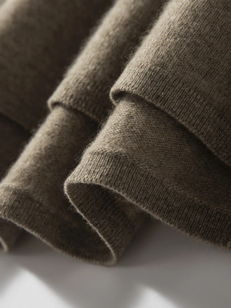 Cashmere Skirt on Model