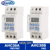 1pc AHC30A/AHC30B 40A 7 Days Din Rail LCD Weekly Programmable Electronic Timer Switch 1NO1NC 220VAC 12V24VDC 18ON/OFF Time Relay 1