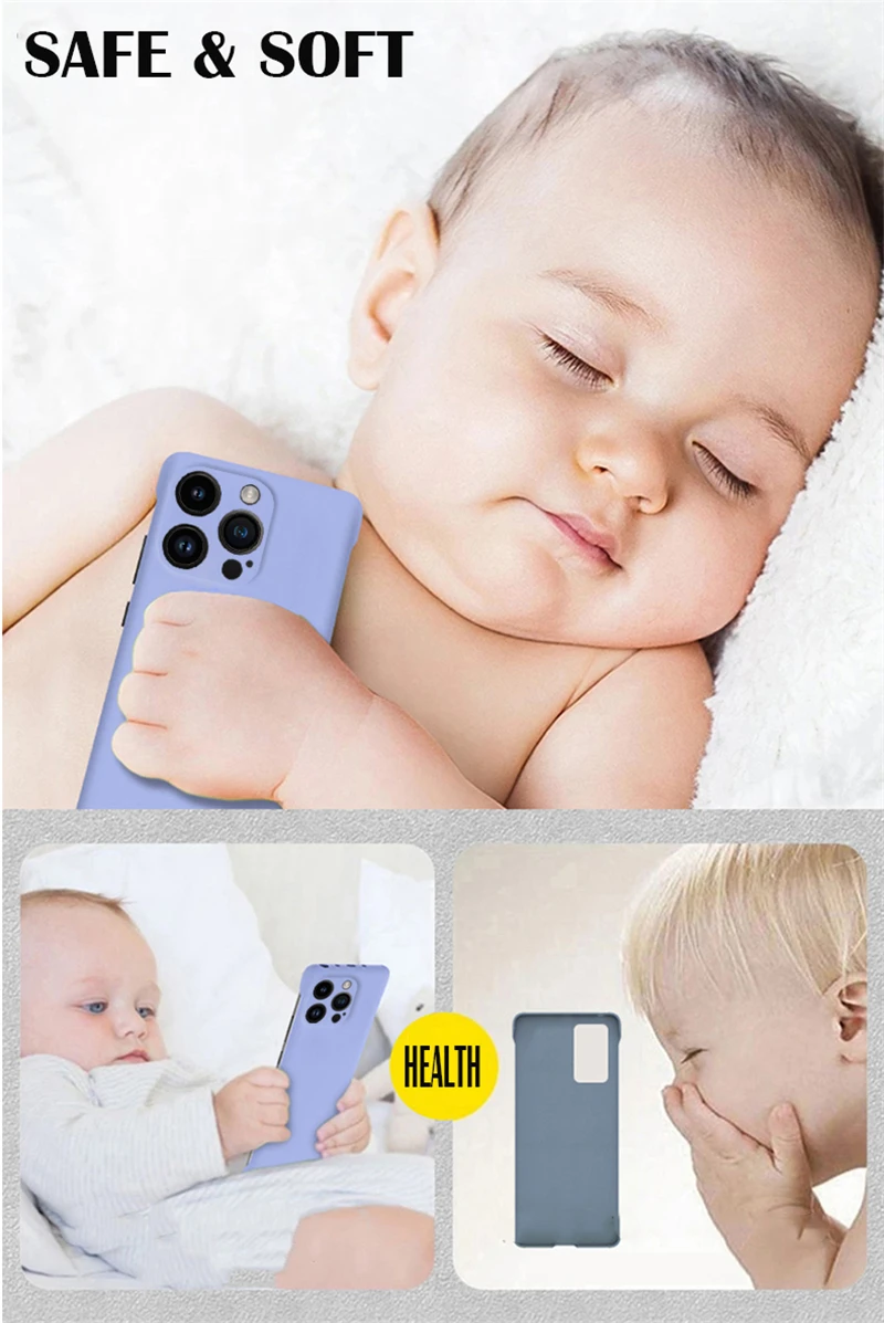 Custodia rigida per PC con retro trasparente e senza cornice, per iPhone 14, 15 Plus, 13, 12 Mini, 11 Pro, X, XR, XS Max, custodie sottili antiurto_voghion.com