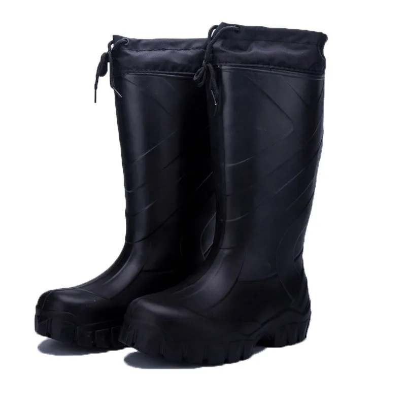 Fly Fishing Boots, Outdoor Hunting Camping Waterproof Snow Boot, Rubber Rain Boots, Winter Warm Fishing Shoes, Waders