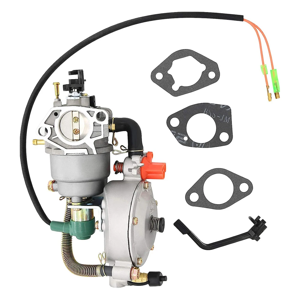 

Dual Fuel Carburetor LPG Conversion Gas Generator For Honda GX390 188F 4.5-5.5KW Gasoline Engine Carburetor Generator Part