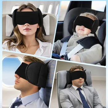 1Pcs Flights Travel Pillows Pure Memory Neck Pillow Comfortable Breathable Cover Machine Washable Airplane Travel Kit With Luxur