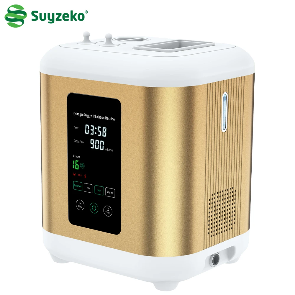 Suyzeko Hydrogen&Oxygen Inhalation Machine 900ML Hydrogen Water Generator 99.99% Pure H2 Molecular Water Filter SPE PEM 2024 medical molecular sieve oxygen generator y 501w