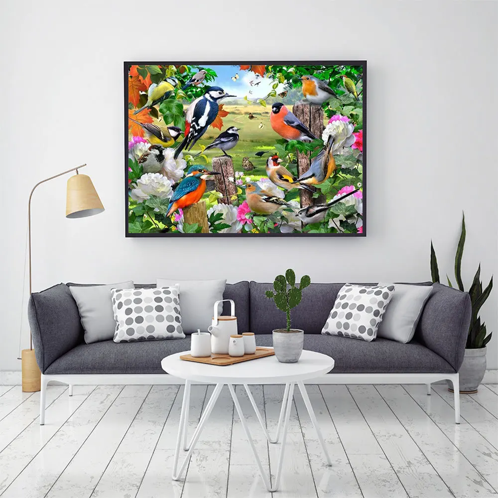 Huacan Full Drill Diamond Painting Bird Home Decoration Cross Stitch Embroidery Mosaic Animal Tree Diamond Art diamond painting diamond painting accessories diamond painting sealer diamond painting stickers diamond painting pen diamond painting accessory box diamond painting coasters