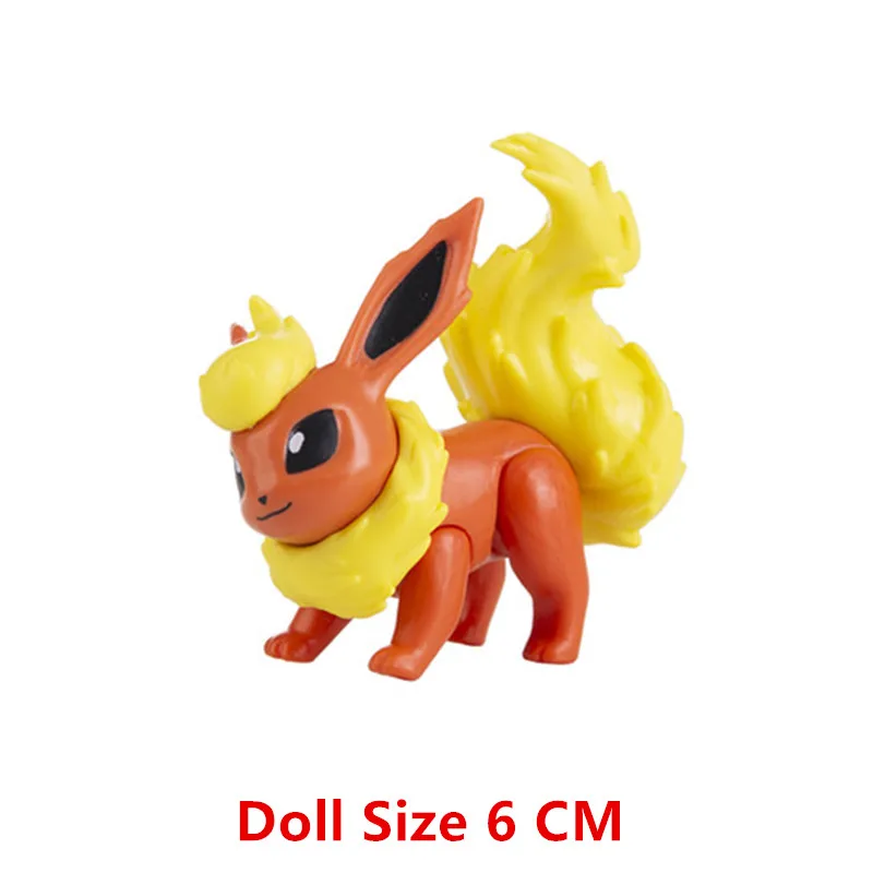 thumbnail image 5 of Figura de anime de Pokémon Pikachu, Eevee, Charizard, Mewtwo, figuras de dibujos animados, colección de modelos, juguetes de acción de Pocket Monster, regalos de cumpleaños para niños, 5 of 5