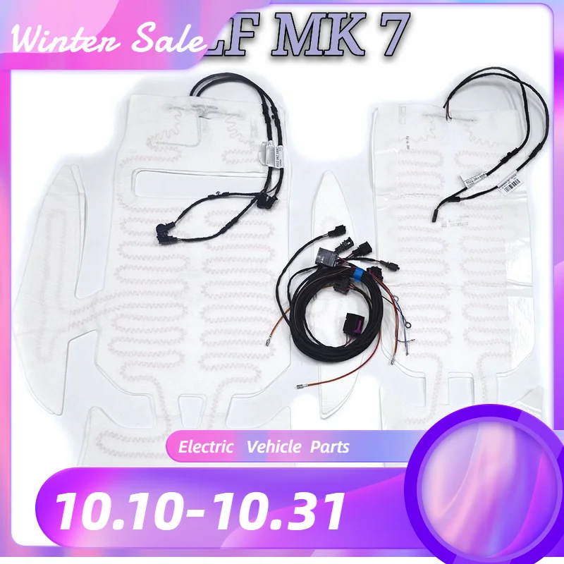 

cushion heating and backrest heating or Connection harness for V W golf MK7 for Skoda MQB Octavia Seat cushion heating