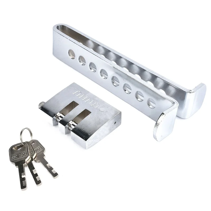 Car Anti-theft Device Clutch Lock Auto Brake Stainless Safety Lock Tool Accelerator Pedal Safety Lock Car Lock Brake Pedal Lock Car Pedal Lock
