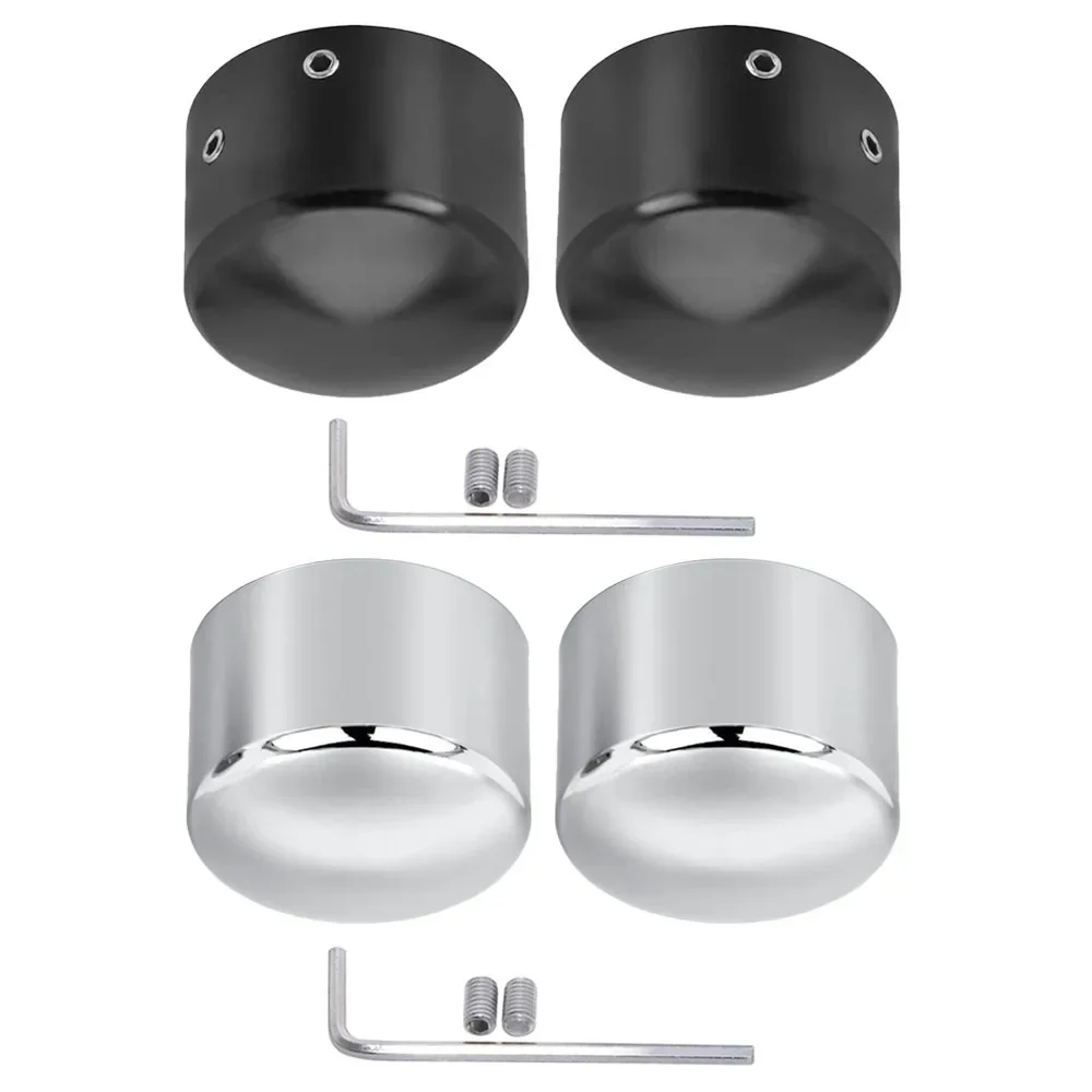 

Motorcycle Front Axle Nut Covers Cap for Harley Softail Sportster Road King Electra Street Glide Bolt CNC Aluminum