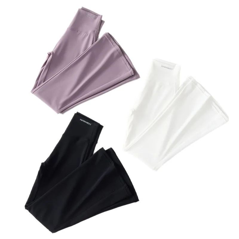 Kids Girls Slim Fit Flare Leggings New Children Casual Yoga Sporty Pants Elastic High Waist Skinny Leggins Korean Style