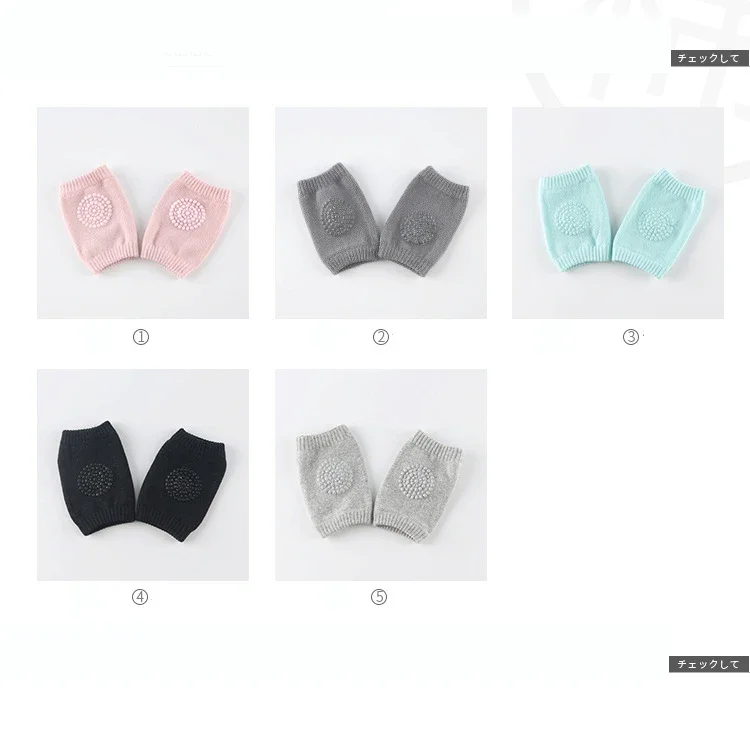 Description Picture 3 of itemKids Safety Crawling Elbow Cushion Infant Toddlers Baby Leg Warmers Knee Support Protector Baby Kneecap Baby Knee Pad Socks