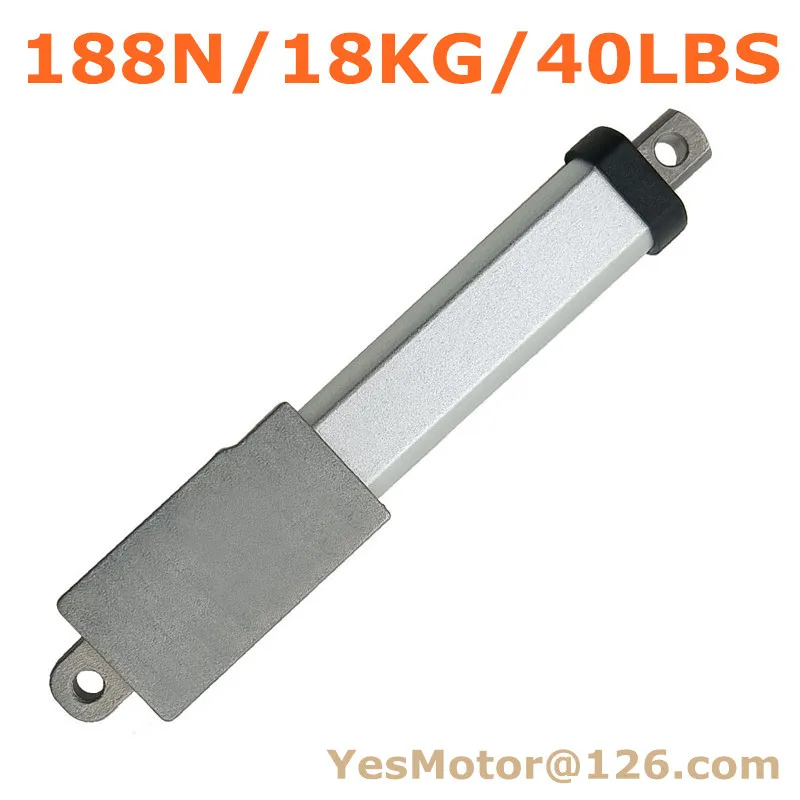 Advanced 6V 12V 24V Dc Micro Attuatore Lineare Dc Motor Controller 30/50/75/100Mm Corsa Personalizzata 188N Force Spedizione Gratuita