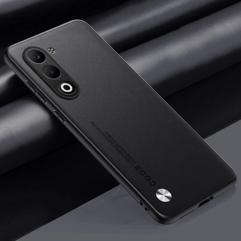 Luxury PU Leather Shockproof Bumper Phone Case - Hard Cover Design