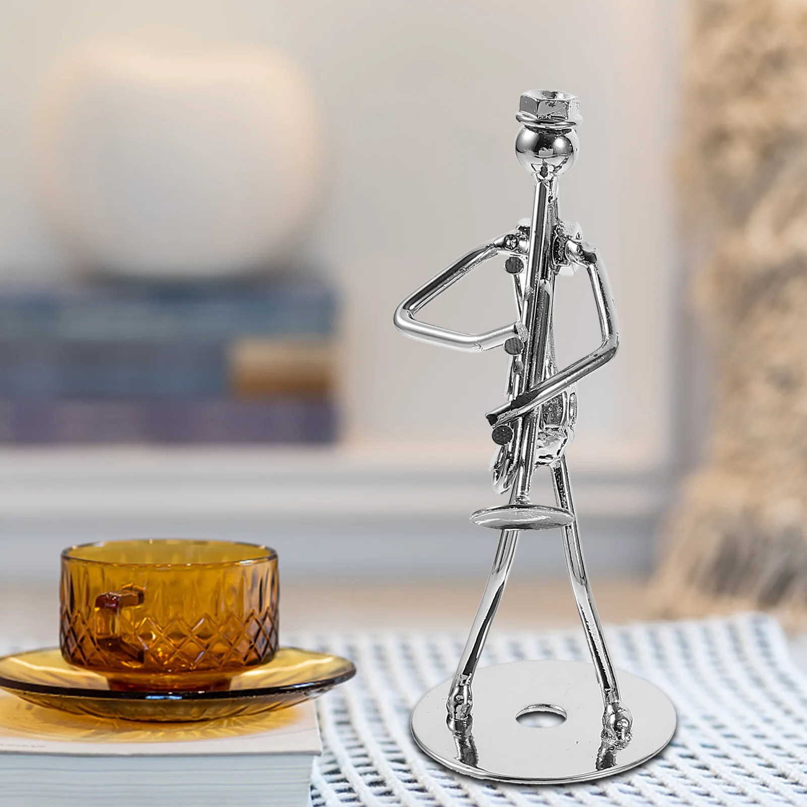 

Creative Simple Ornaments Living Room Decoration Craft for Bar Guitar Player Statue Creative Accessories Decorative Gift