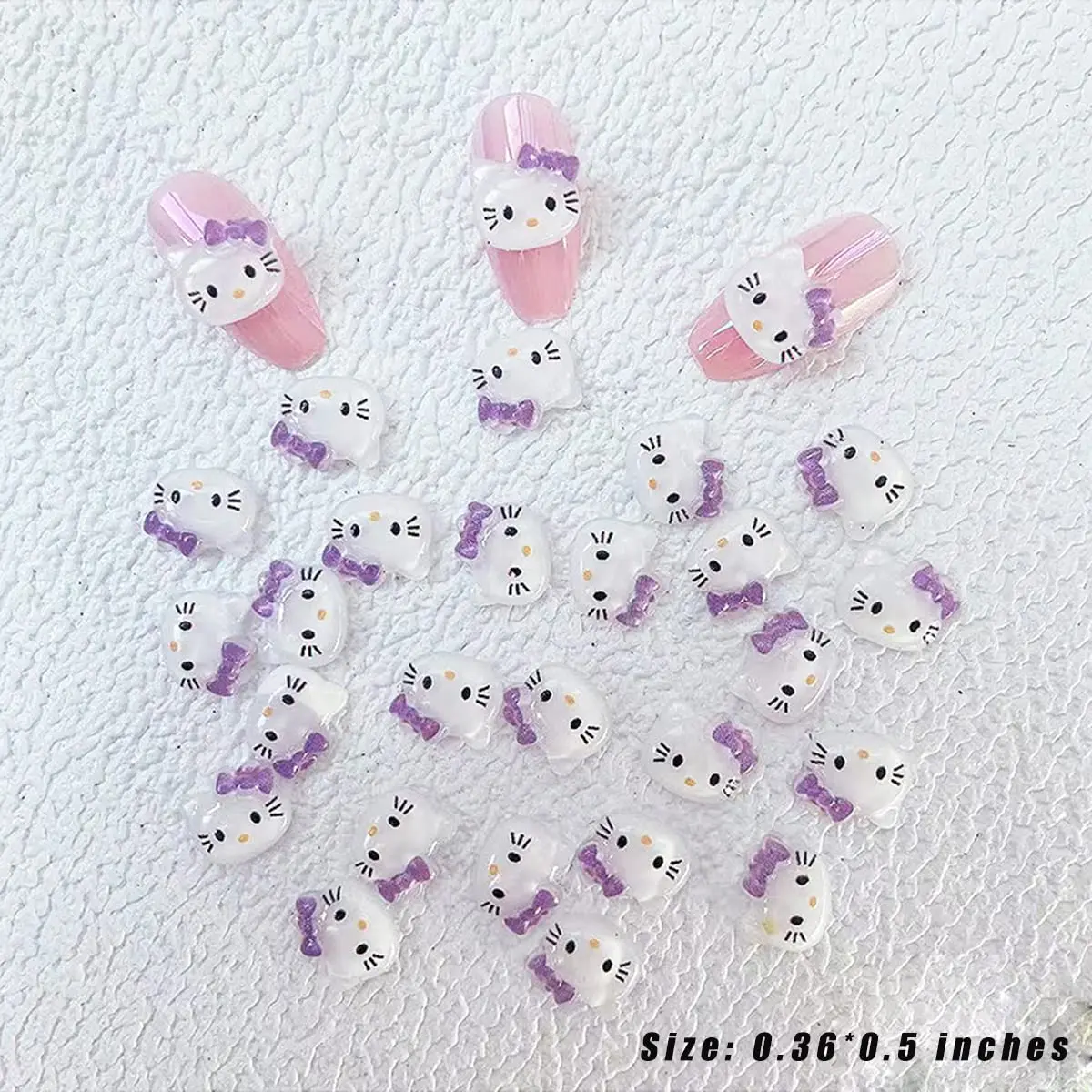 12 Grids New Creative Hello Kitty Nail Set Art Mini Rhinestones Flatback  Kawaii Charms DIY Crafts Stones for ManicureNail Charms - AliExpress