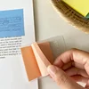 50 Pcs/pack Solid Color Sticky Notes Memo Pad Diary Stationery Flakes Scrapbook Decorative Transparent N Times Sticky 4