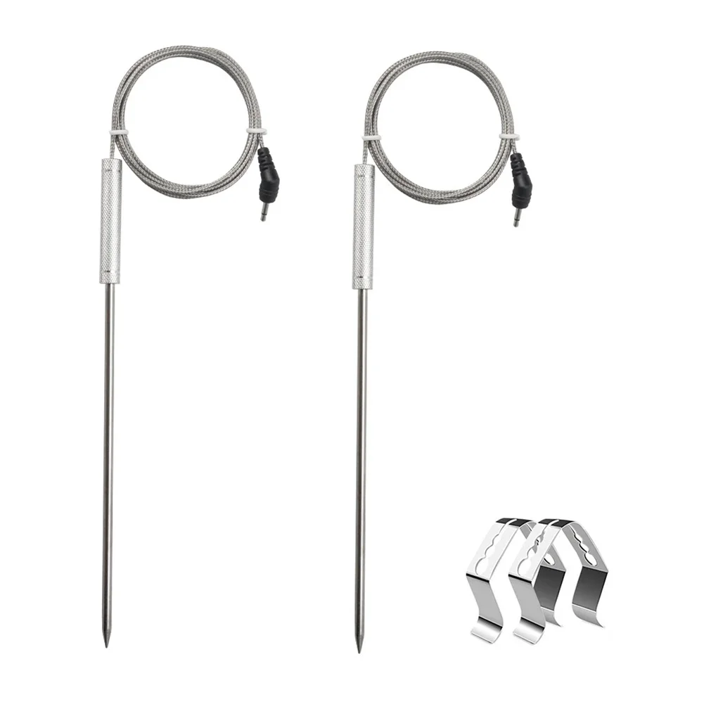 Stainless Steel Replacement Probe for Thermopro TP17 TP27 Meat Thermometers, Compatible with TP 17 TP27, Easy to Clean and Use
