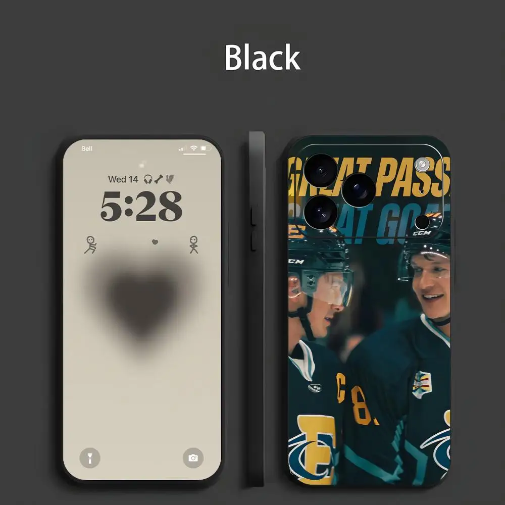 TV Series Inspired Heated Rivalry Black Frosted Soft Phone Case