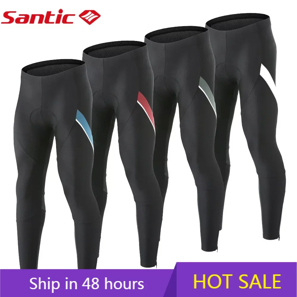 여성용 4D 젤 패드 자전거 바지, 빠른 건조, MTB 및 도로용, 아시아 사이즈, 봄과 여름에 어울리는 사이클링 바지 8 Santic 남성용 사이클링 바지, 겨울 자전거 긴 바지 쿠션, MTB 자전거 바지, 야외 스포츠 반사, WM0C04126