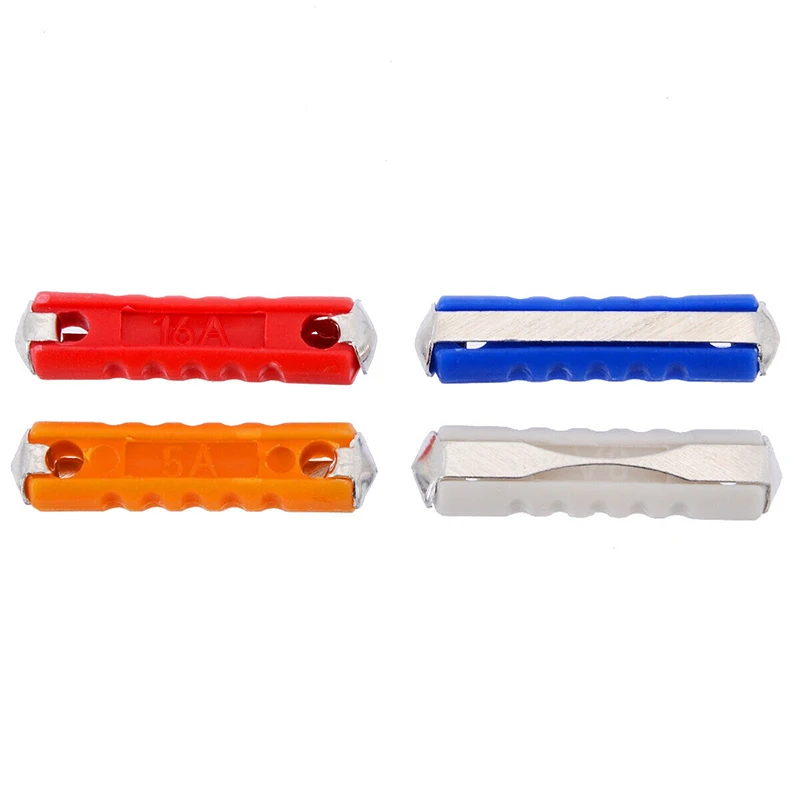 Auto Fuses Classic Car Ceramic Continental Torpedo Style Fuse Kit Set Protect Circuits Accessory Replacement 50Pcs