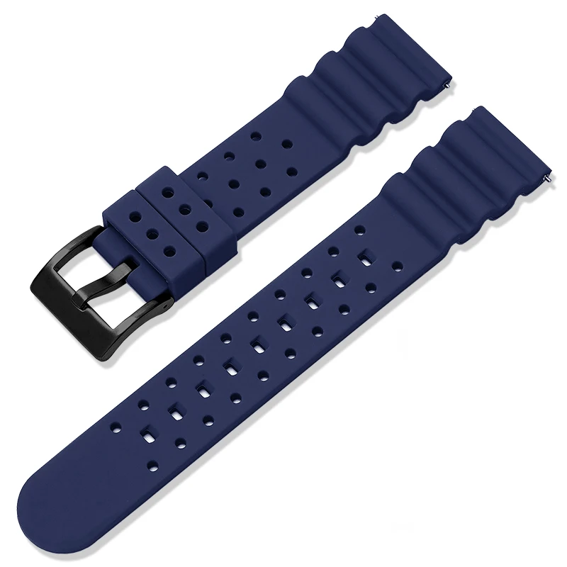 High Tensile Silicone Strap: Diving Waterproof Sports Wrist Bracelet Watch Band