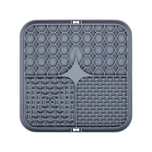 Pet Lick Silicone Mat for Dogs Pet Slow Food Plate Dog Bathing Distraction Silicone Dog Sucker Food Training Dog Feeder Supplies 4