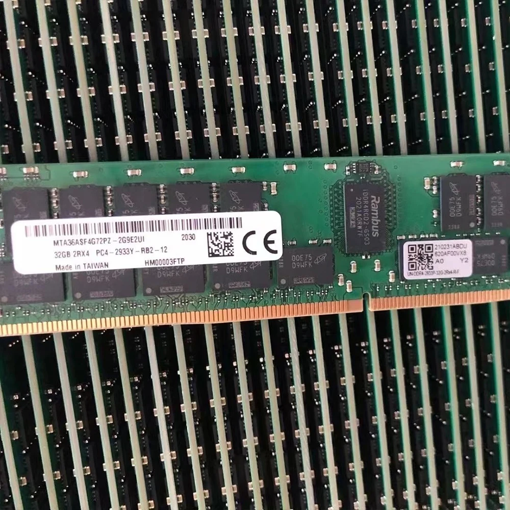 

Оперативная память, 1 шт., для MT DDR4 RDIMM 32G 2RX4 2933 ECC REG MTA36ASF4G72PZ-2G9E2, Серверная память