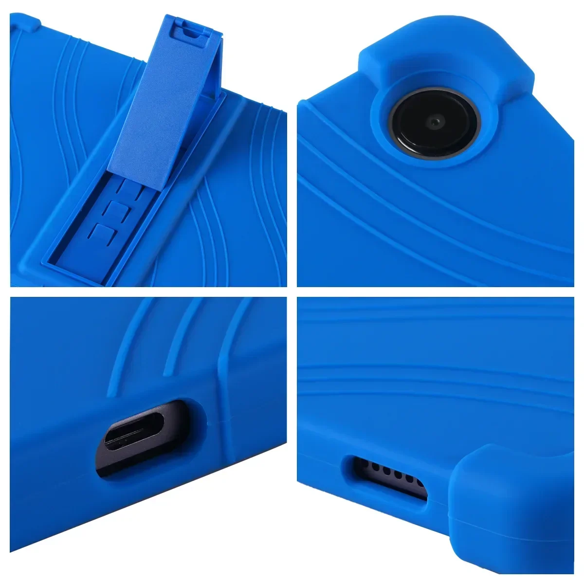 Capa de Silicone Macio para Samsung Galaxy Tablet pc Airbags à Prova de Choque Case Tab a9 Tab a9 Sm-x110 Sm-x115 8.7 - Imagem 5