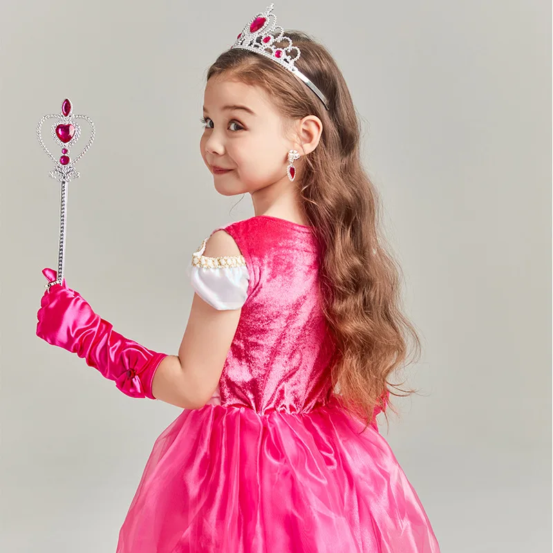 Robe De Princesse Petite Fille Cérémonie | Princesse Magique