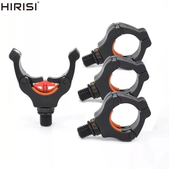 Hirisi 4pcs Carp Fishing Rod Rest Head Gripper for Rod Pod Holder with Magic Magnet Clips Keep Fishing Rod