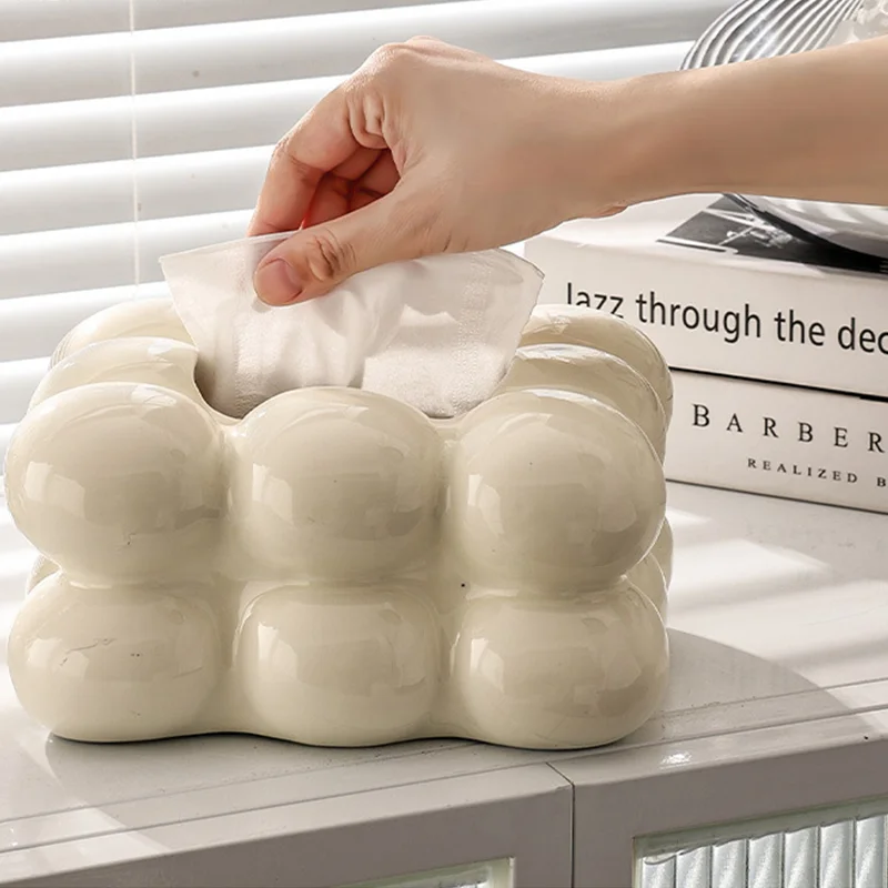 

Luxury Plating Tissue Box Non-slip Bottom Creative Desktop Tissue Box Storage Table Napkin Holder Home Organizer Accessories