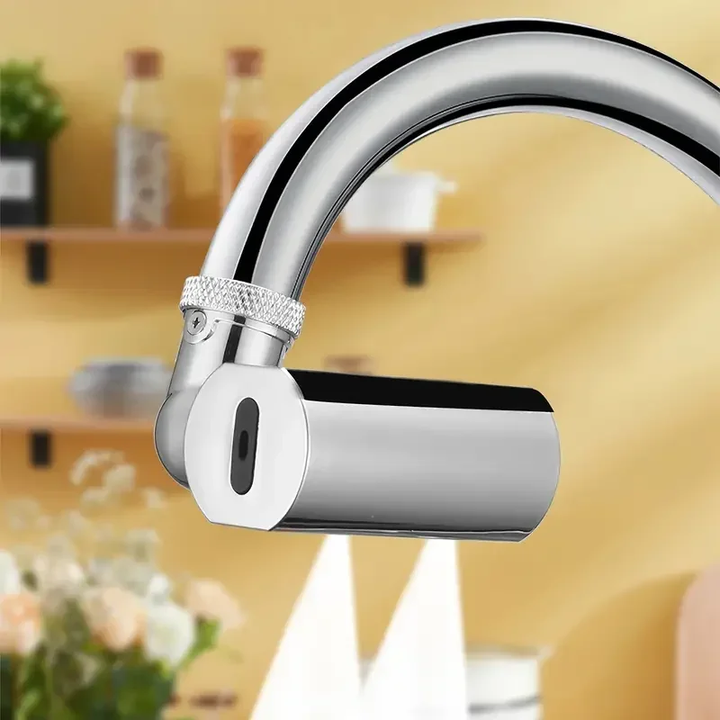 Kitchen faucets small flying rain faucet vegetable washing shower faucet four-speed rotating dishwashing spout waterfall aerator