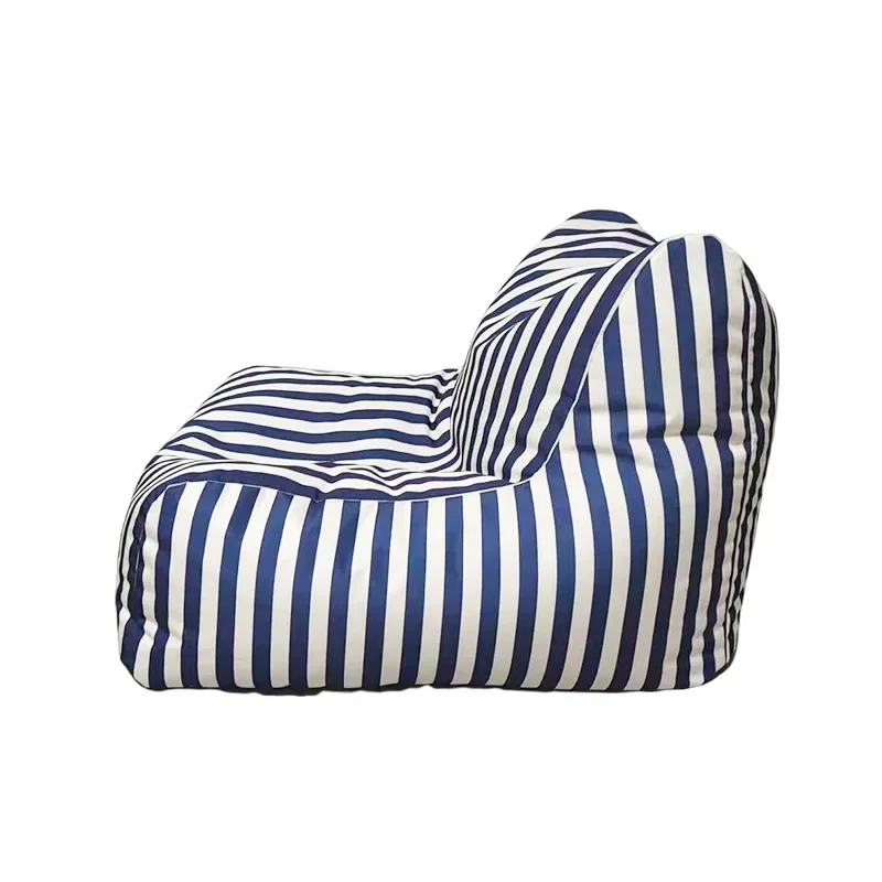 Outdoor Camping Style Chair Durable Bean Bag Sofa with Waterproof Oxford Cloth Fabric Upholstery Coffee Shops Beach Use
