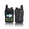 2pcs/Paired Baofeng BF-T1 Mini Pocket FM Ham Walkie Talkie UHF 400-470MHz 2W 20Ch with Earphone and 1pcs USB Programming Cable 2