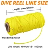 150ft Professional Scubas Dive Reel/Finger Spool Line Snorkeling Spearfishing Cord Rope Scubas Diving Reel Line Enduring 2