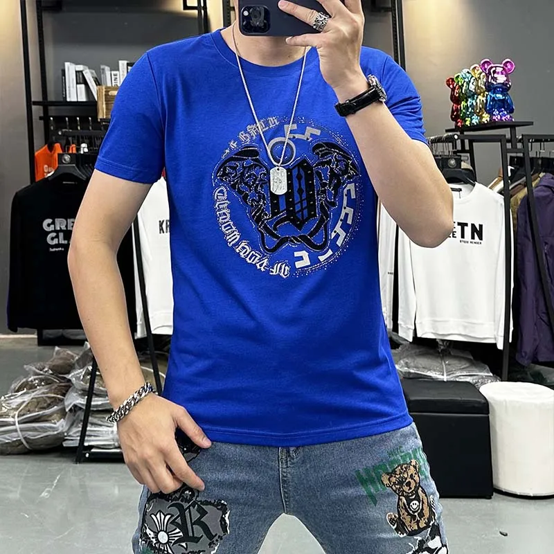 

Футболка мужская с коротким рукавом и круглым вырезом, 7xl