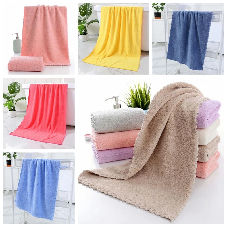 10 Colors Super Absorbent Bath Towels For Adults Large Towels